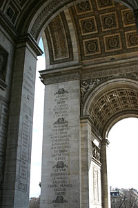 Arc de Triomphe - voute