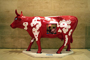 Vache au Carroussel du Louvre